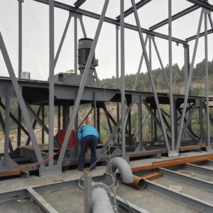 搅拌设备安装现场